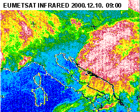 EUMETSAT infrav&ouml;r&ouml;s m�holdk&eacute;p 2000.12.10.